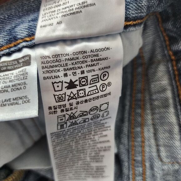 Levi 541 W32 L34 Men's Blue Jeans 100% Cotton Medium Wash Denim Pants - Picture 10 of 11